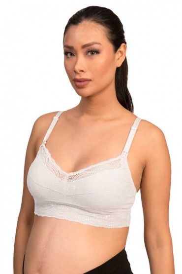 Bralette de Lactancia Fancy Ivory