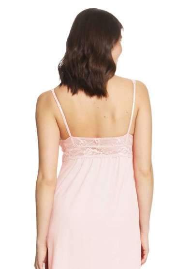 Camisón Lactancia Algodón pima Penélope Rosa