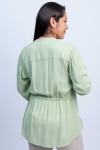 Blusa de Maternidad y Lactancia Iris Verde