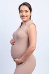 Vestido Camisero de Maternidad Olivia Mocca