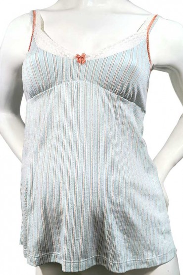 Top Embarazo Algodón Pima Clarissa print