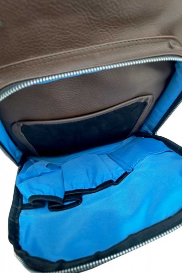 Mochila Pañalera Marrón de Cuerina B&B by Baba Bebe