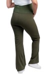 Pantalón Flare Embarazo Verde Militar modelo Lorena-210