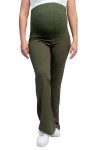 Pantalón Flare Embarazo Verde Militar modelo Lorena-210