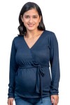 Polo de Lactancia Brianna Azul Marino ML