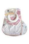 Baberos de Algodón Comfee Fit Rosa Happy Tommee Tippee