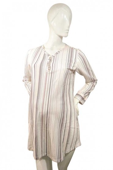 Camisón de Maternidad y Lactancia Diana Rayas Rojas