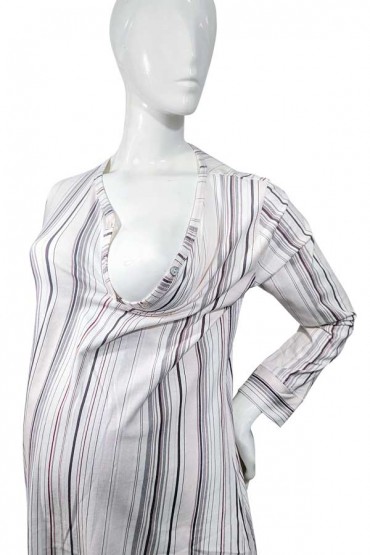 Camisón de Maternidad y Lactancia Diana Rayas Rojas