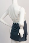 Top de Pijama Azul con encaje