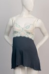 Top de Pijama Azul con encaje
