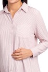 Blusa de Maternidad y Lactancia Evelyn Rayas Rosa