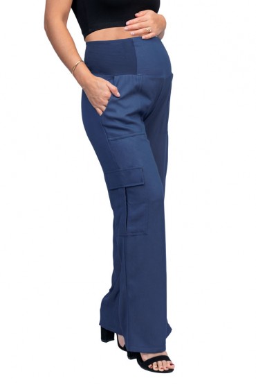 Pantalón de Embarazo Viña Cargo Denim