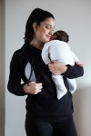 Polera Maternidad y Lactancia Romina Negro