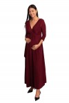 Vestido Maternidad y Lactancia de fiesta Erika Vino