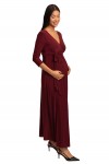 Vestido Maternidad y Lactancia de fiesta Erika Vino