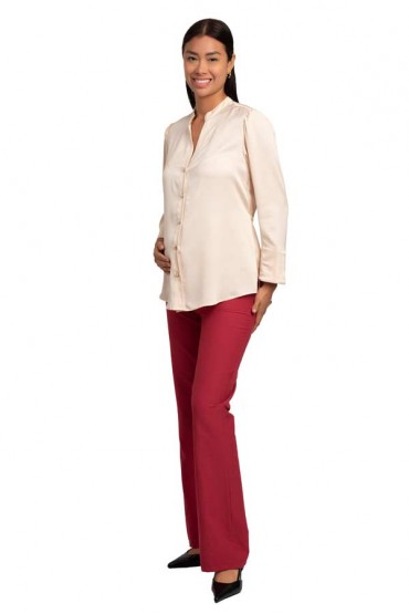 Blusa de Maternidad y Lactancia Iris Beige