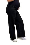 Jeans de Maternidad Palazzo Denim negro
