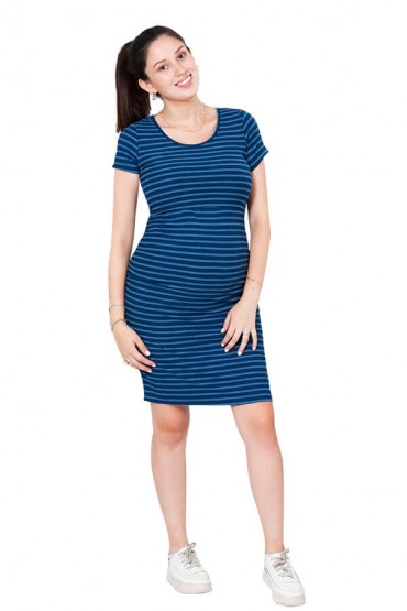 Vestido de Maternidad y Lactancia Carmen rayas