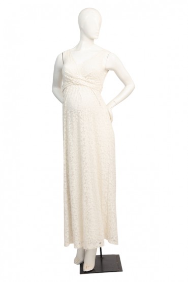 Vestido Baby Shower Suzette Blonda Ivory