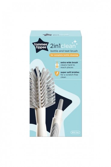 Escobilla para Biberones y Tetinas Blanco - Tommee Tippee