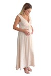 Vestido Baby Shower Diana Beige
