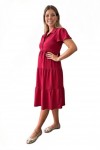 Vestido de Maternidad Asti Fresa