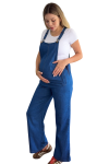 Overol de Maternidad Denim Palazzo