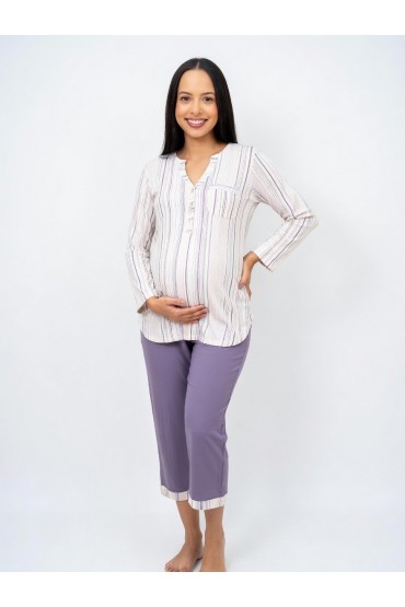 Pijama de Embarazo y Lactancia Valentina