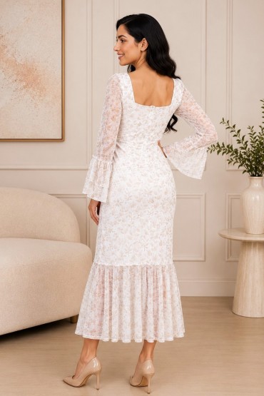 Vestido Revelacion Nizan Perla Beige