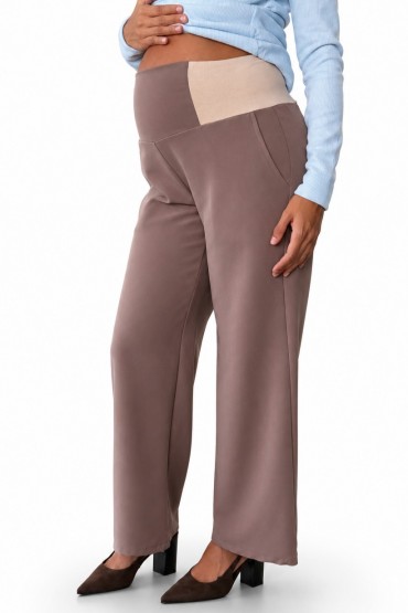 Pantalón de Embarazo Viña Marron Claro