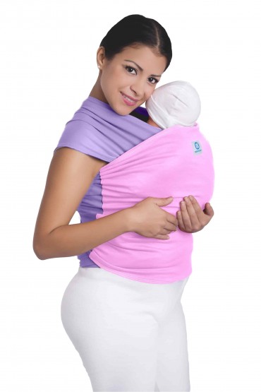 Fular Clasico Monchitos Lila-Rosa