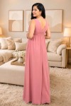 Vestido Baby Shower Diana Coral