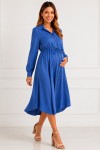 Vestido Camisero Materno Moni Denin Oscuro