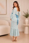 Vestido Revelacion Nizan Perla Celeste