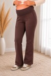 Pantalón de Embarazo Boca Ancha Jecy marron Invierno