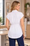 Blusa de Maternidad y Lactancia MC Monica Perla
