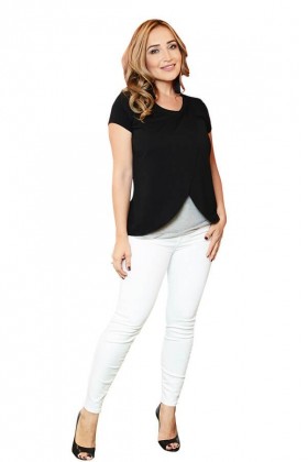 Polo de Lactancia Bella Negro