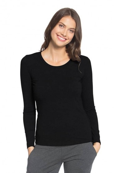 Polo Beyond The Basics manga larga negro