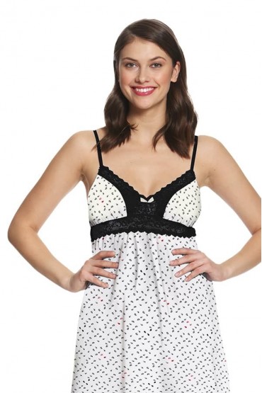 Camisón Lactancia Algodón Pima Eva Gotitas