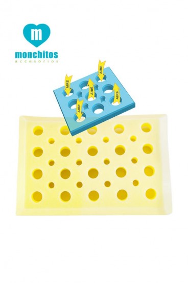 Almohada Fresh Pillow Zorritos Rosa Monchitos