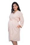 Bata Algodón Pima Madeline Rosa
