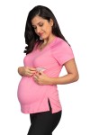 Camiseta Deportivo Maternidad y Lactancia Rosa