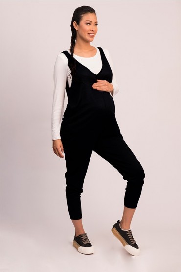 Enterizo De Maternidad Roro Negro