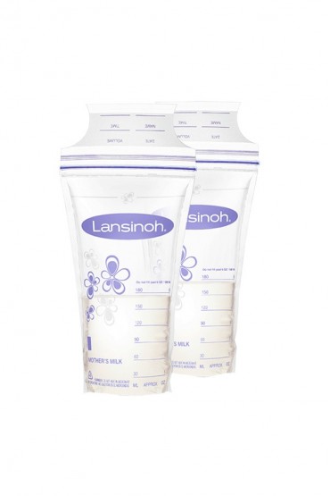 Bolsas de Almacenamiento de Leche Materna Lansinoh 50 pzs 6oz