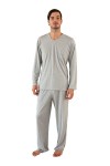 Pijama hombre Polo y Pantalón Gris - B Up Him