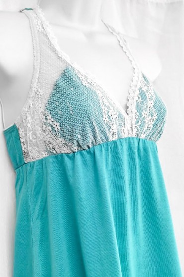 Pijama de Mujer Esmeralda Turquesa