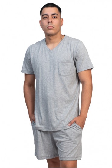 Pijama hombre algodon pima Short Melange - B Up Him