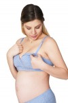 Brasier de Lactancia Sport Heather Gris