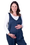 Enterizo De Maternidad Roro Azul Marino