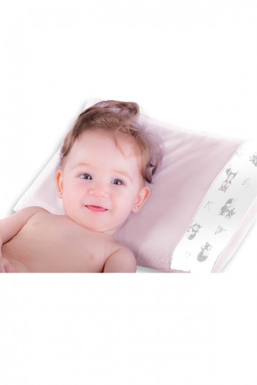 Almohada Fresh Pillow Zorritos Rosa Monchitos